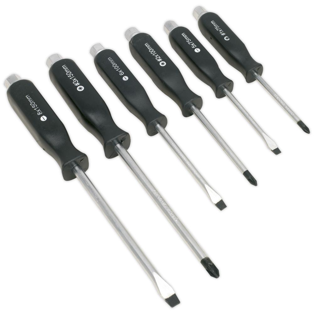 6 Piece Hammer Through Screwdriver Set