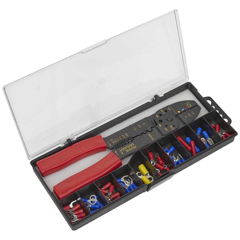 Siegen Crimping Tool and Assorted Terminal Set