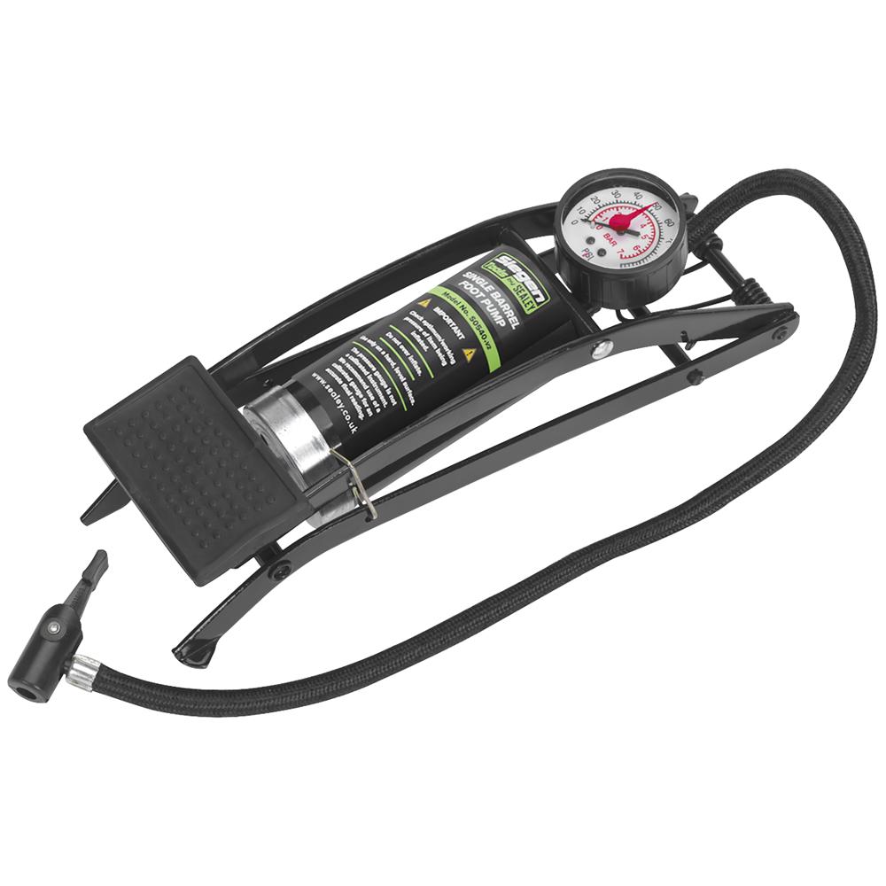 Siegen Single Cylinder Foot Pump
