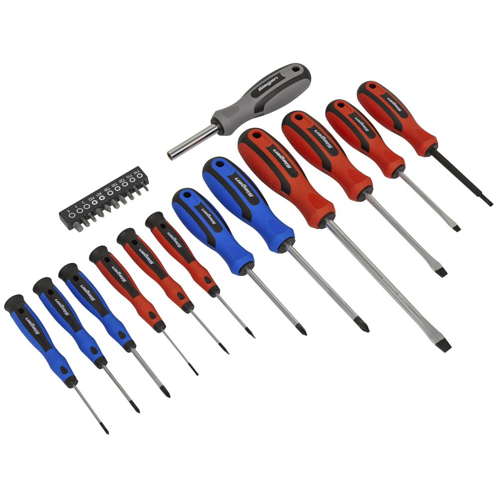 Siegen 23 Piece Screwdriver and Bit Set