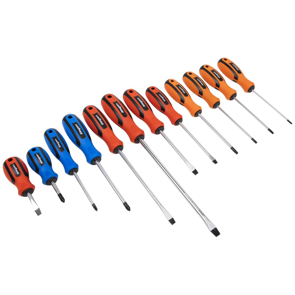 12 Piece Soft Grip Screwdriver Set