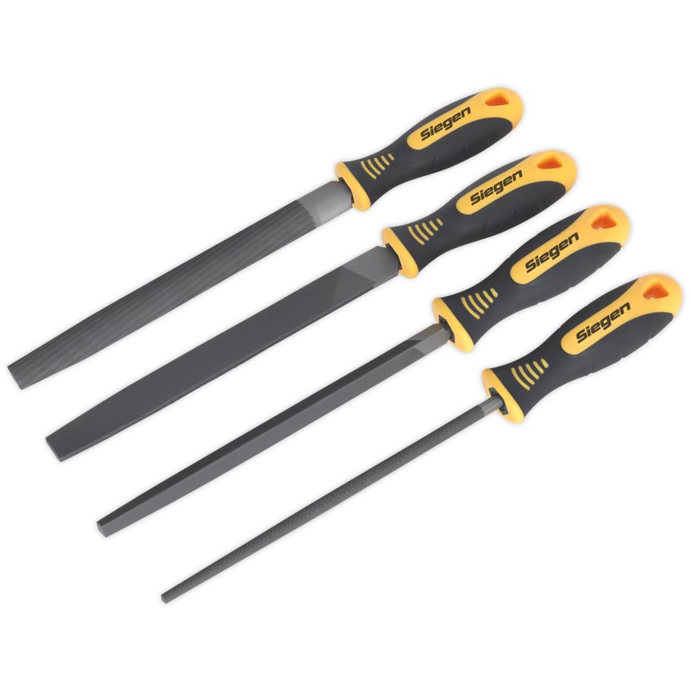 4 Piece Soft Grip File Set