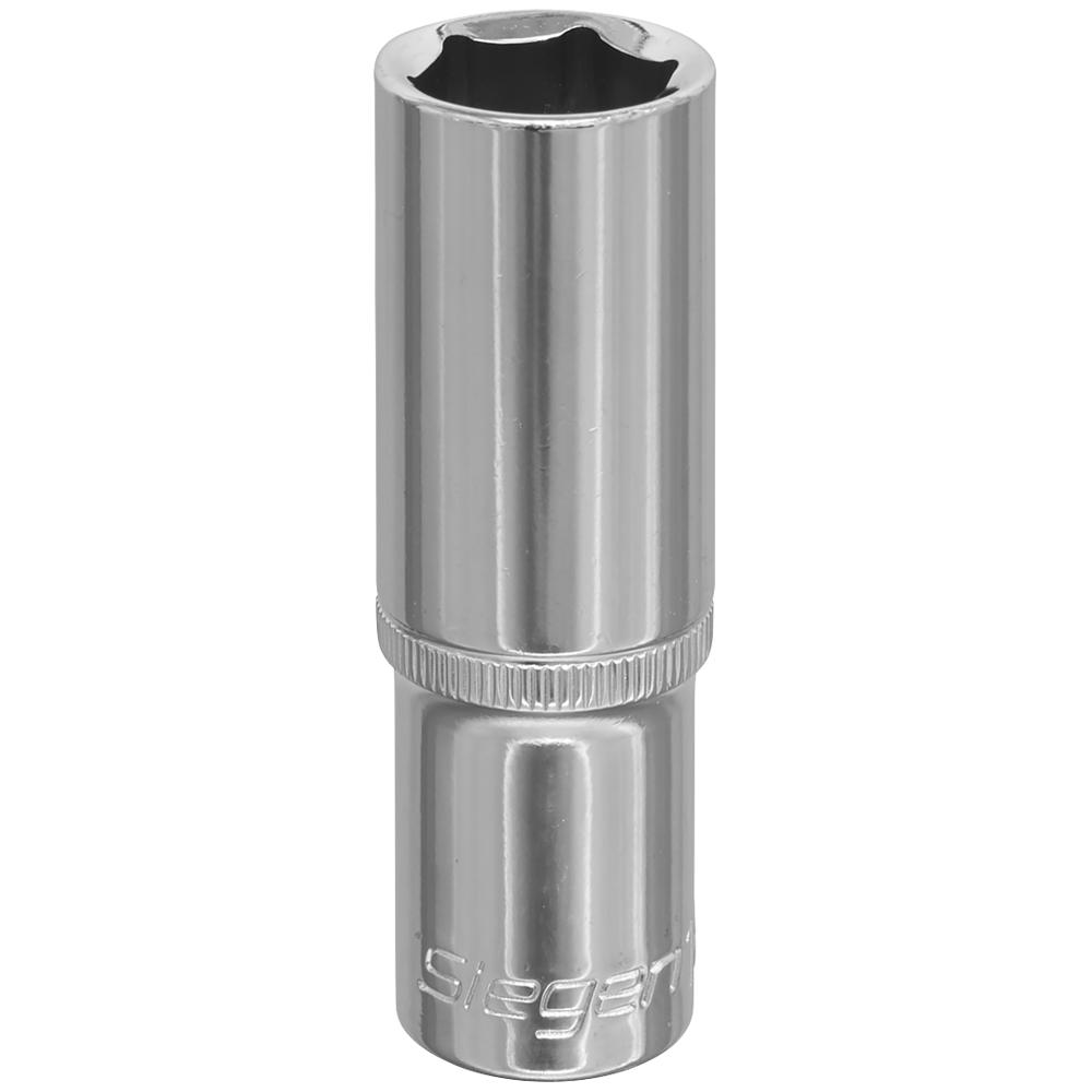 Siegen 1/2" Drive Deep Hexagon WallDrive Socket Metric 1/2" 18mm
