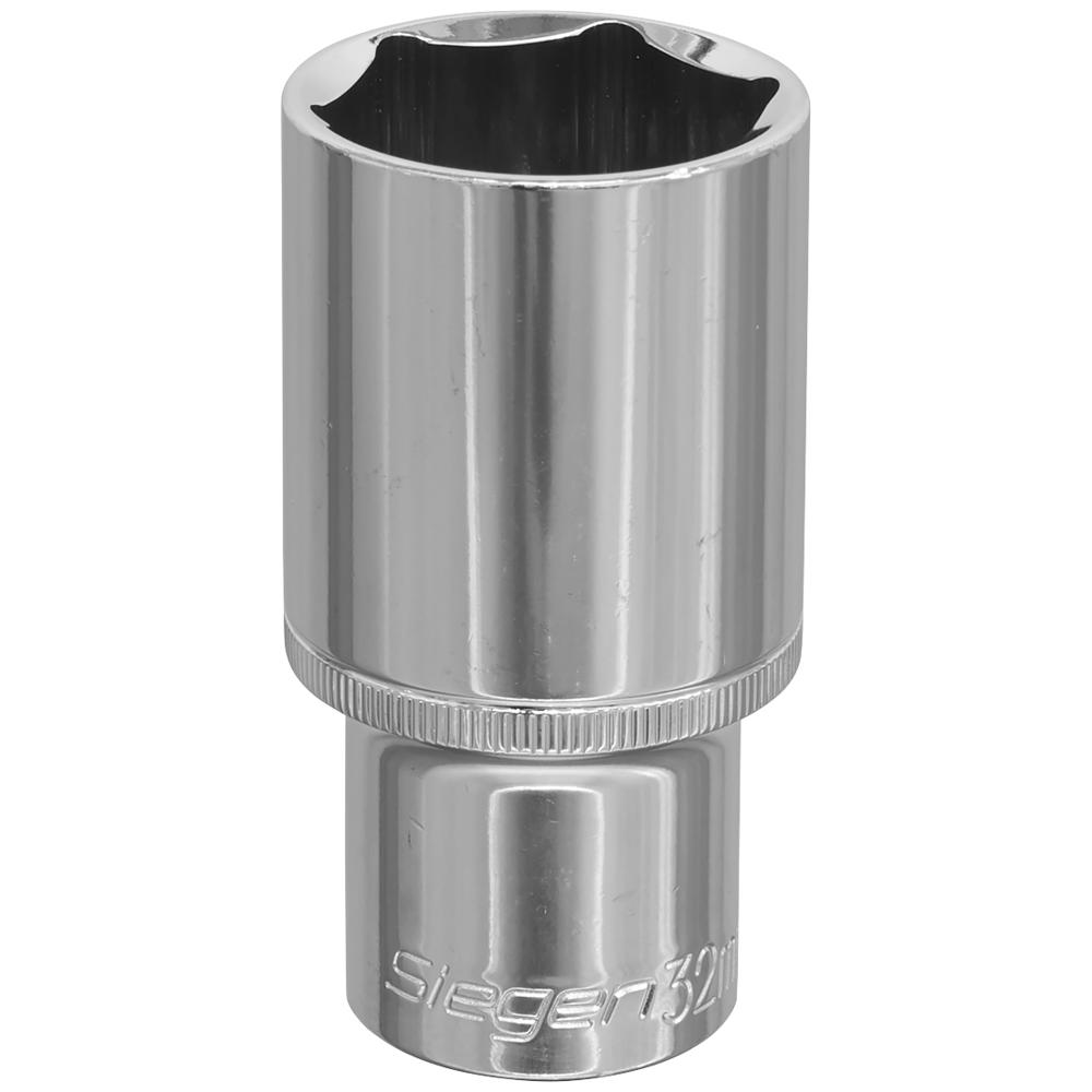 1/2" Drive Deep Hexagon WallDrive Socket Metric