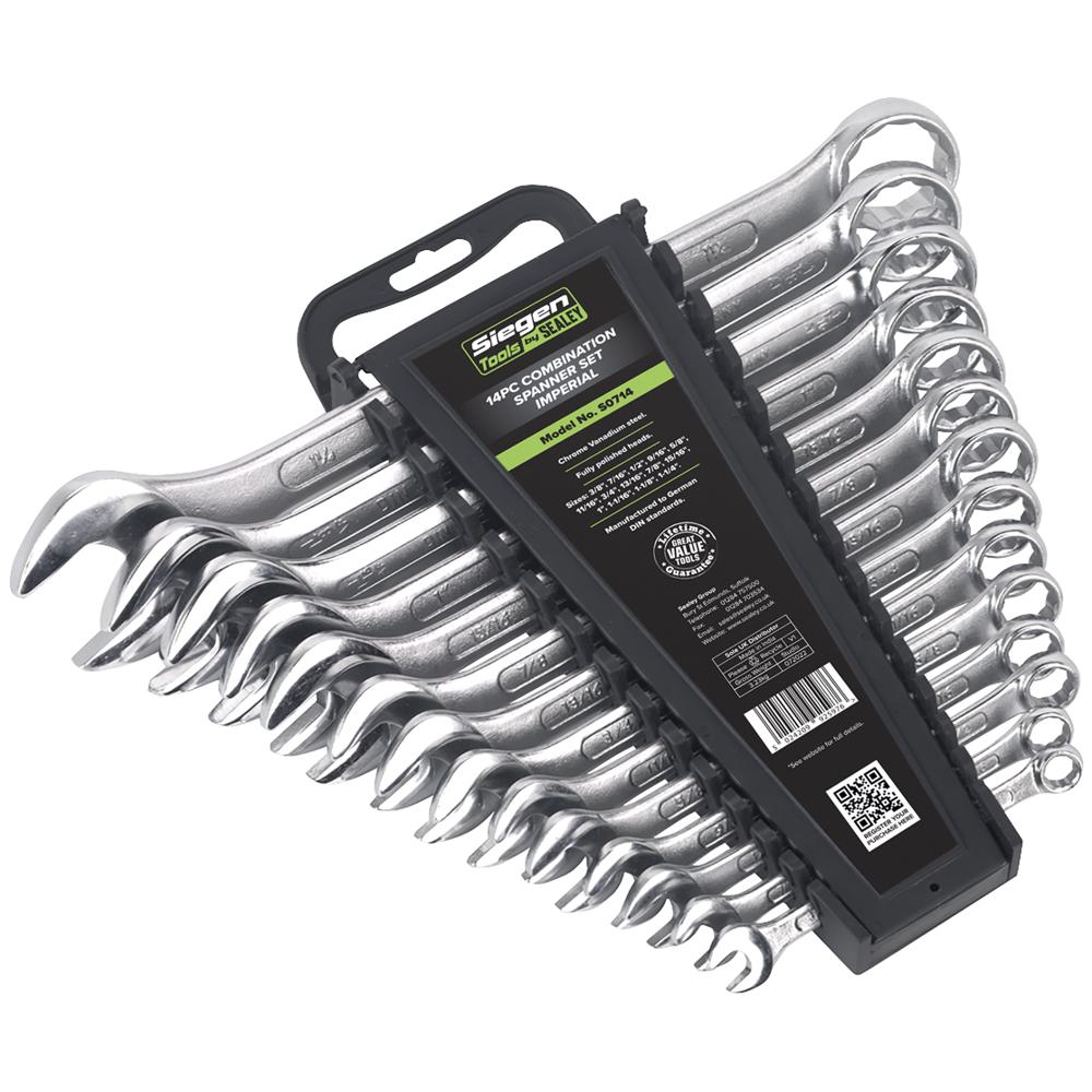 14 Piece Combination Spanner Set Imperial