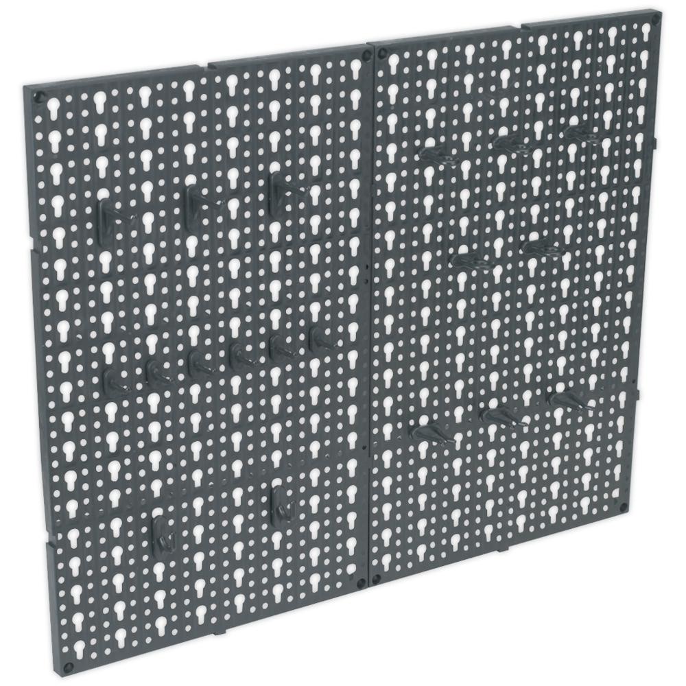 2 Piece Plastic Pegboard