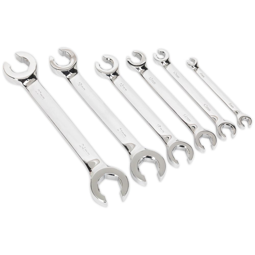 Siegen 6 Piece Flare Nut Spanner Set Metric