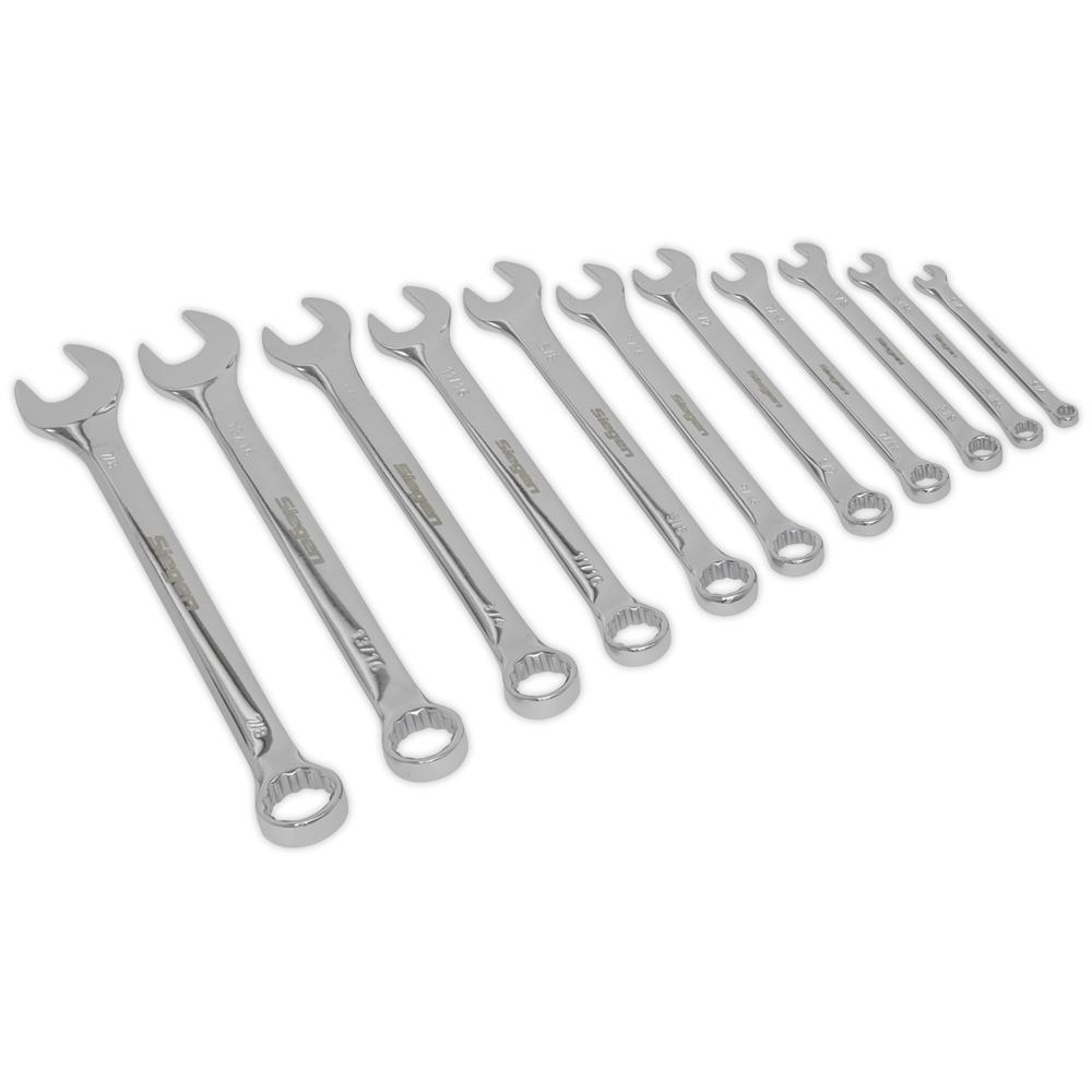 11 Piece Combination Spanner Set Imperial