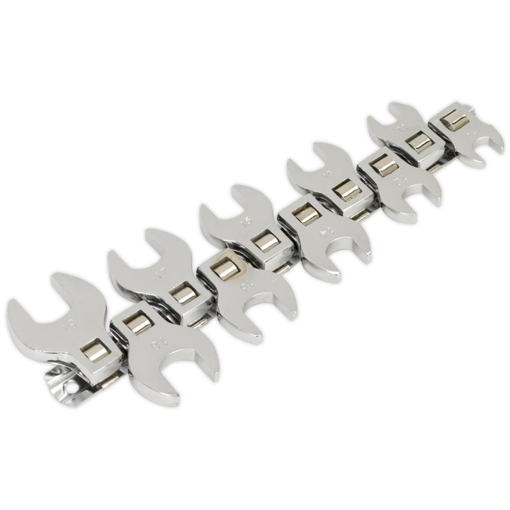 Siegen 10 Piece 3/8" Drive Crow Foot Spanner Set Metric