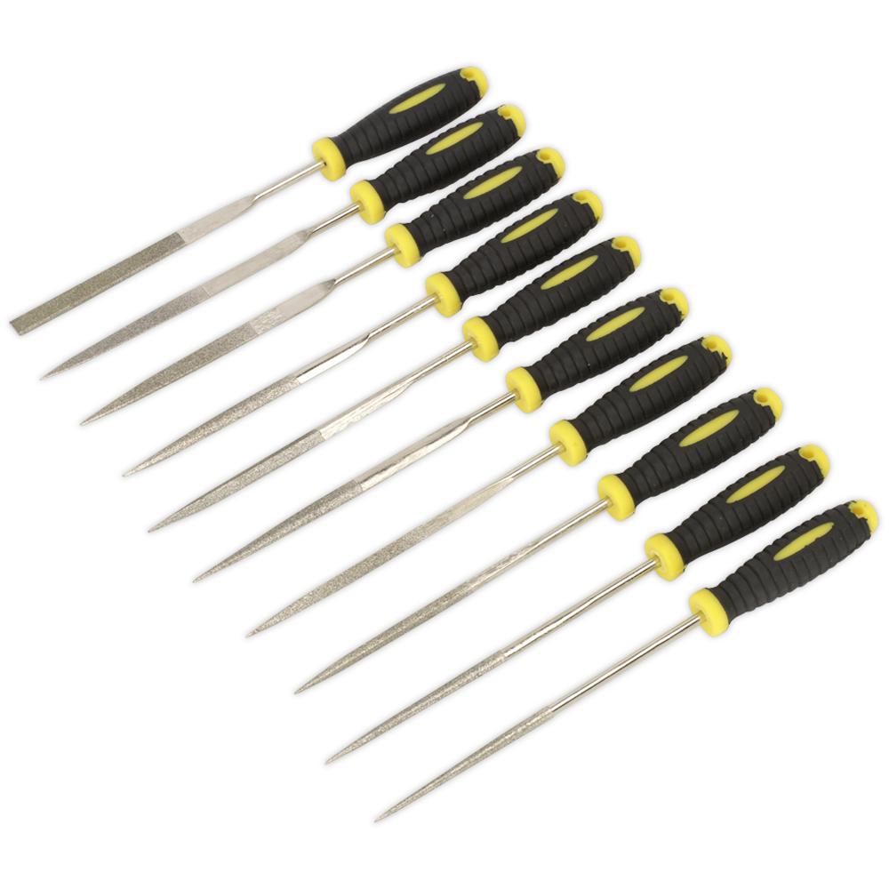 10 Piece Diamond Needle File Set