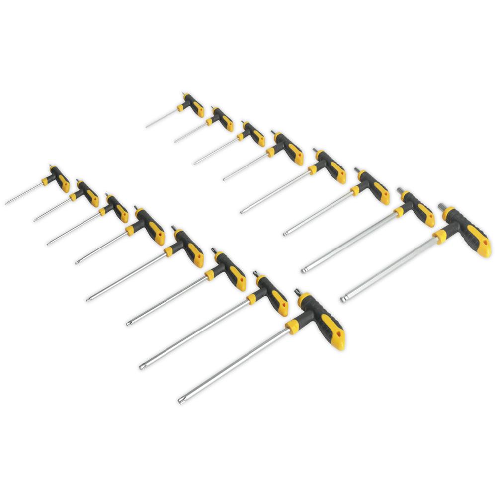 Click to view product details and reviews for Siegen 16 Piece T Handle Torx And Hexagon Allen Key Set. Click to view product details and reviews for Siegen 16 Piece T Handle Torx And Hexagon Allen Key Set.