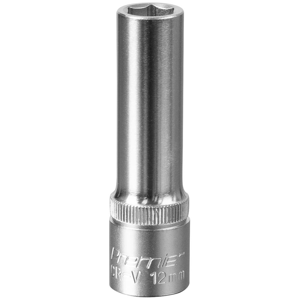Sealey 1/2" Drive Deep Hexagon WallDrive Socket Metric 1/2" 12mm
