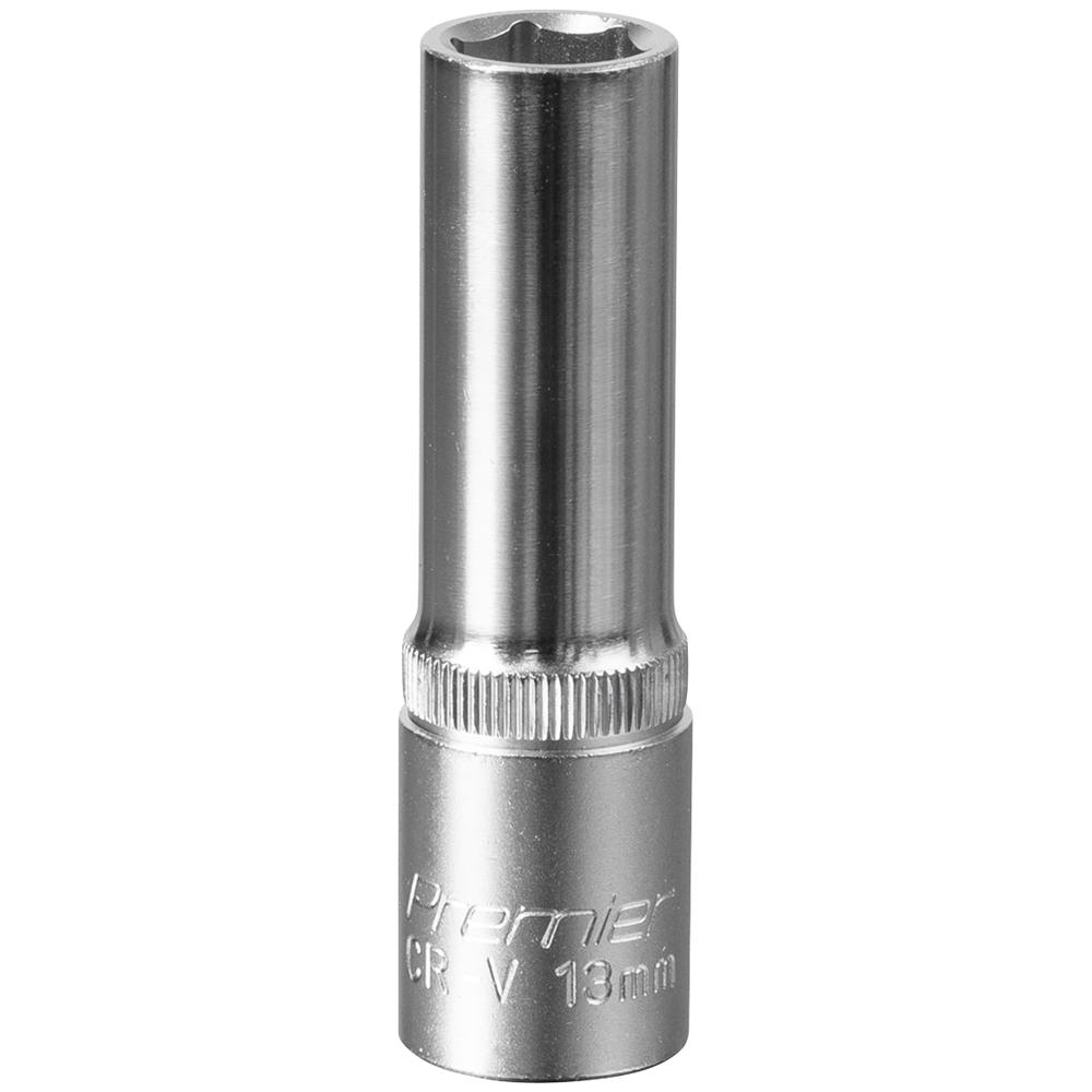 Sealey 1/2" Drive Deep Hexagon WallDrive Socket Metric 1/2" 13mm