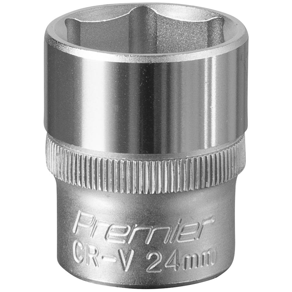Sealey 1/2" Drive Hexagon WallDrive Socket Metric 1/2" 24mm
