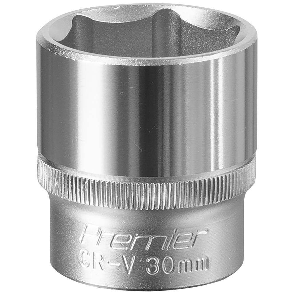 Sealey 1/2" Drive Hexagon WallDrive Socket Metric 1/2" 30mm