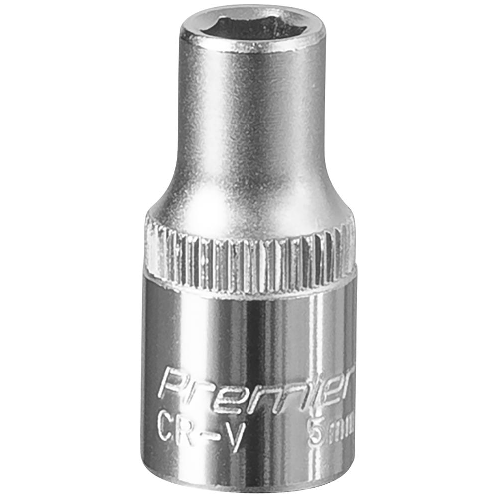 Sealey 1/4" Drive Hexagon WallDrive Socket Metric 1/4" 5mm