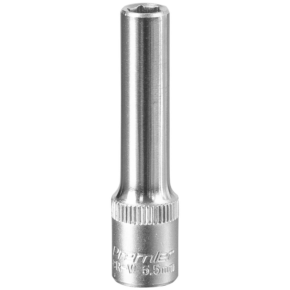 1/4" Drive Deep Hexagon WallDrive Socket Metric