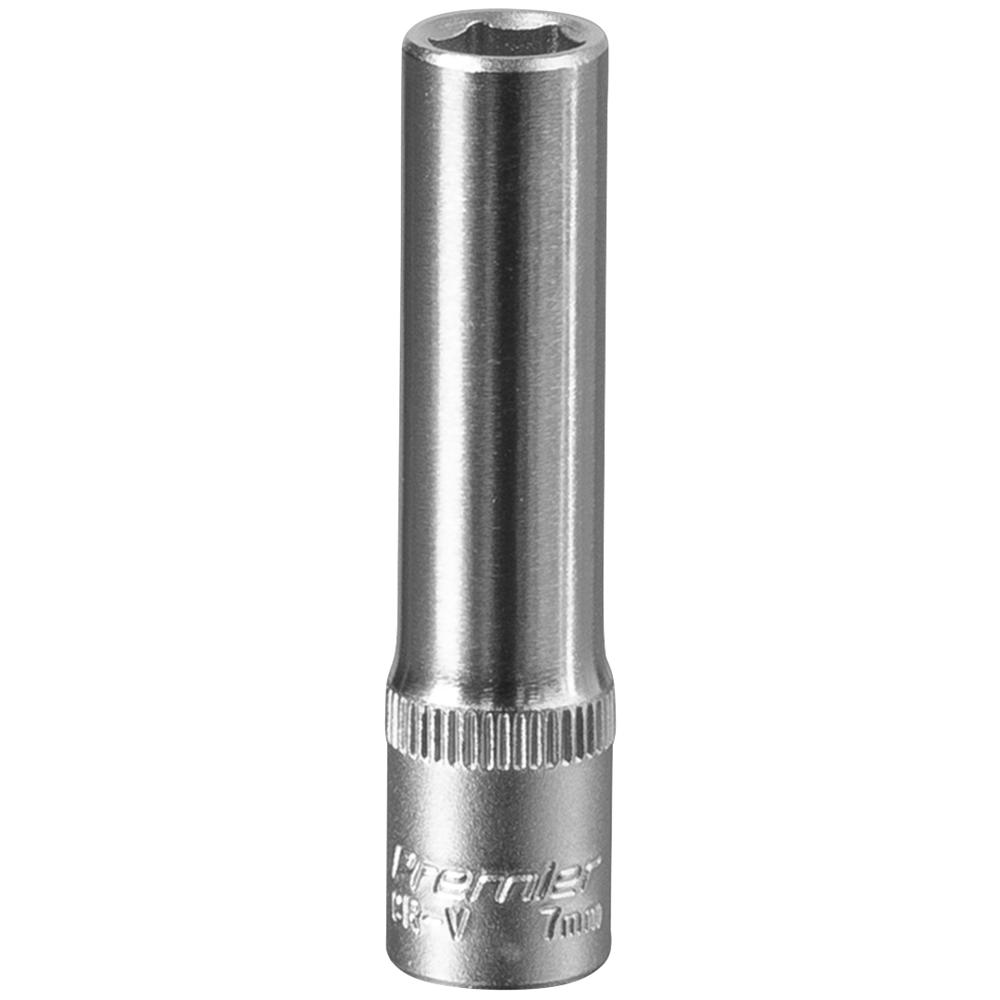 Sealey 1/4" Drive Deep Hexagon WallDrive Socket Metric 1/4" 7mm