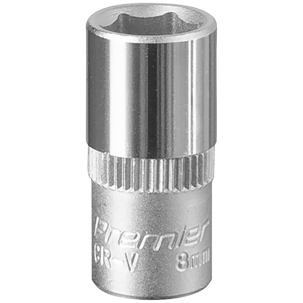 Sealey 1/4" Drive Hexagon WallDrive Socket Metric 1/4" 8mm