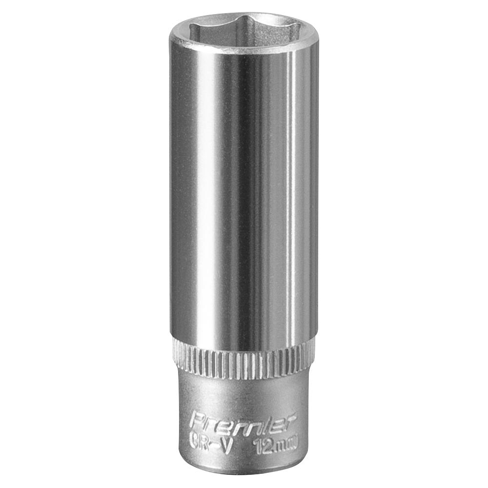 1/4" Drive Deep Hexagon WallDrive Socket Metric