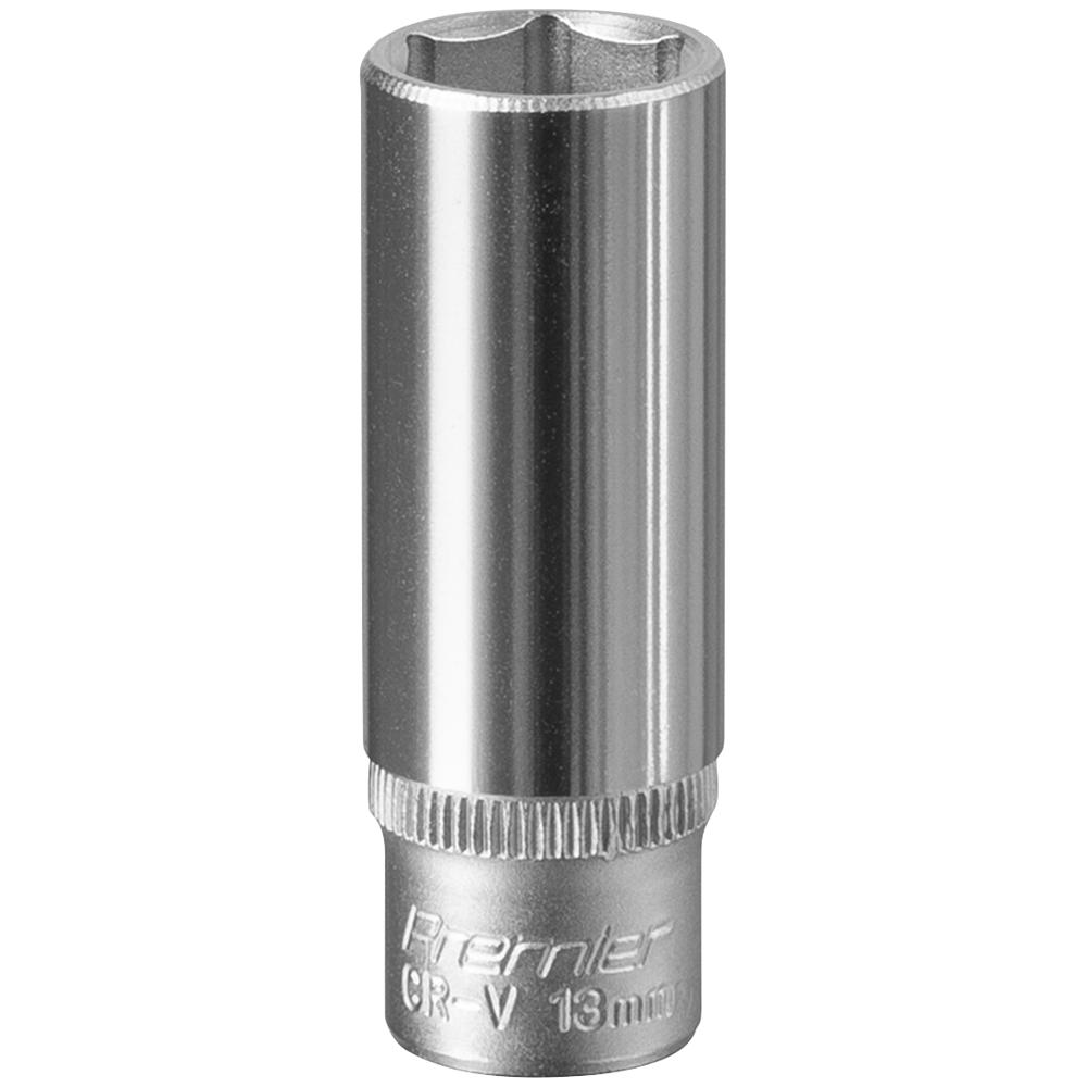 Sealey 1/4" Drive Deep Hexagon WallDrive Socket Metric 1/4" 13mm
