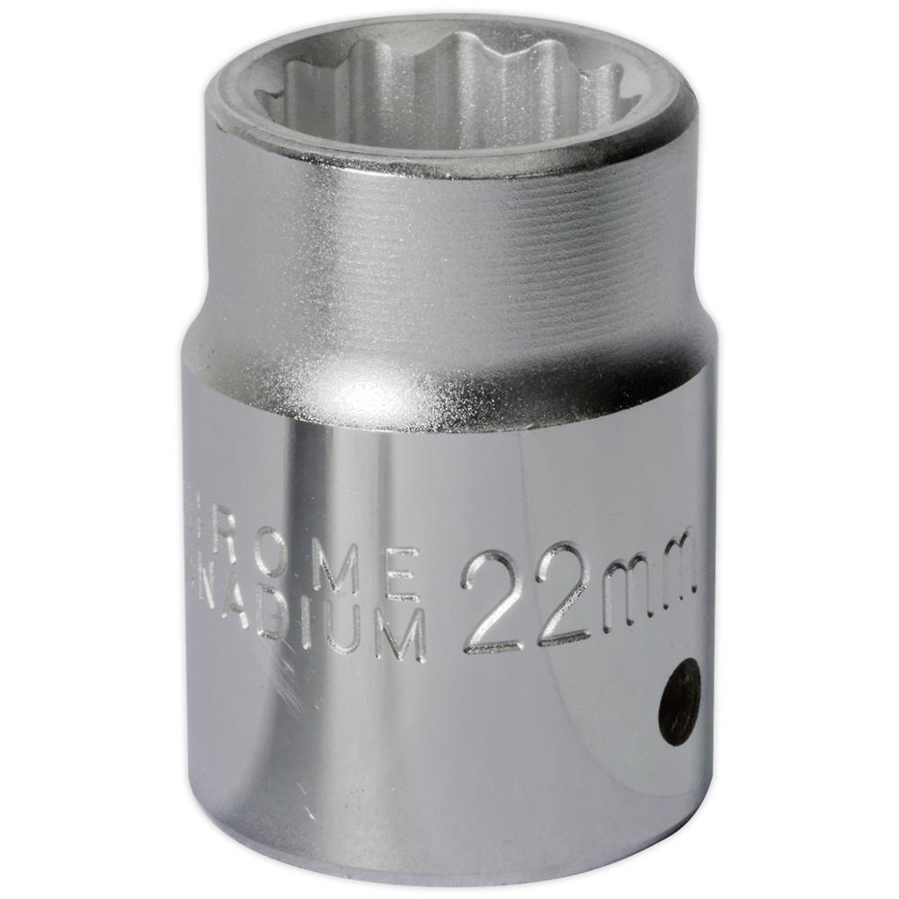3/4" Drive Bi Hexagon WallDrive Socket Metric