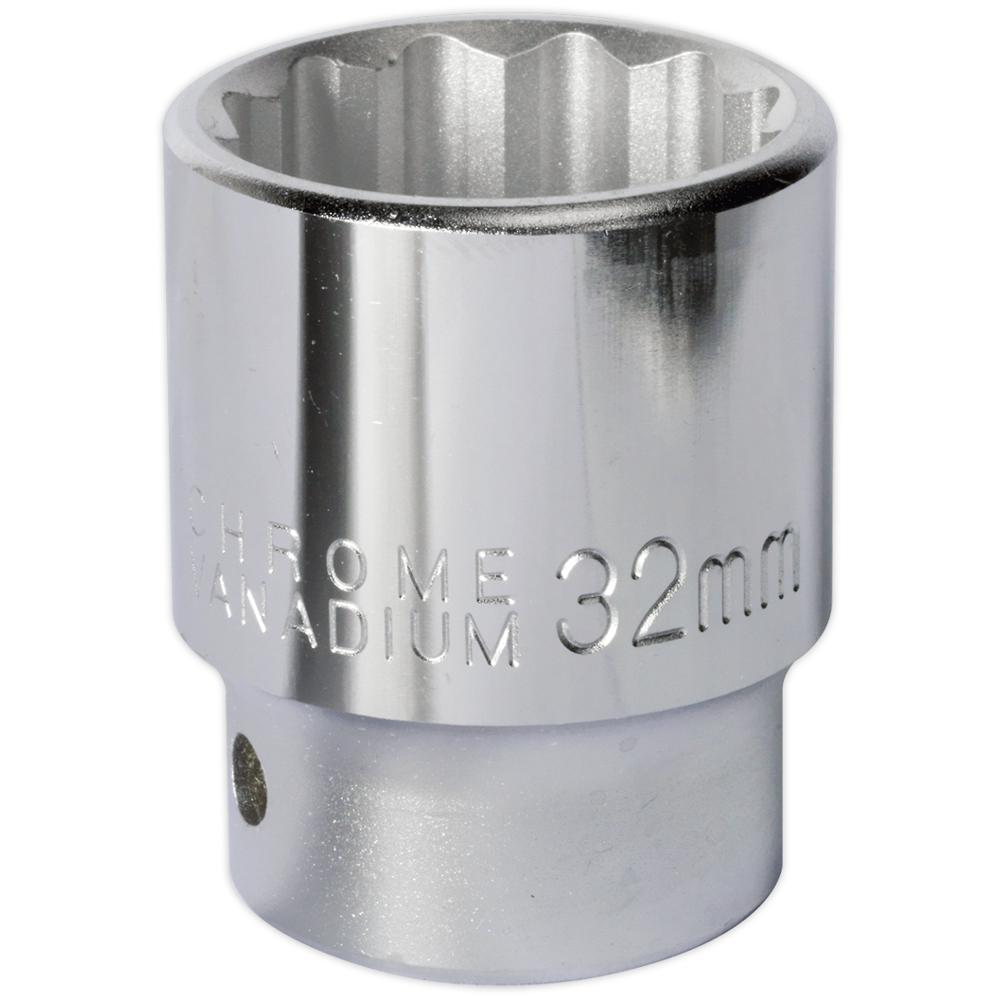 3/4" Drive Bi Hexagon WallDrive Socket Metric
