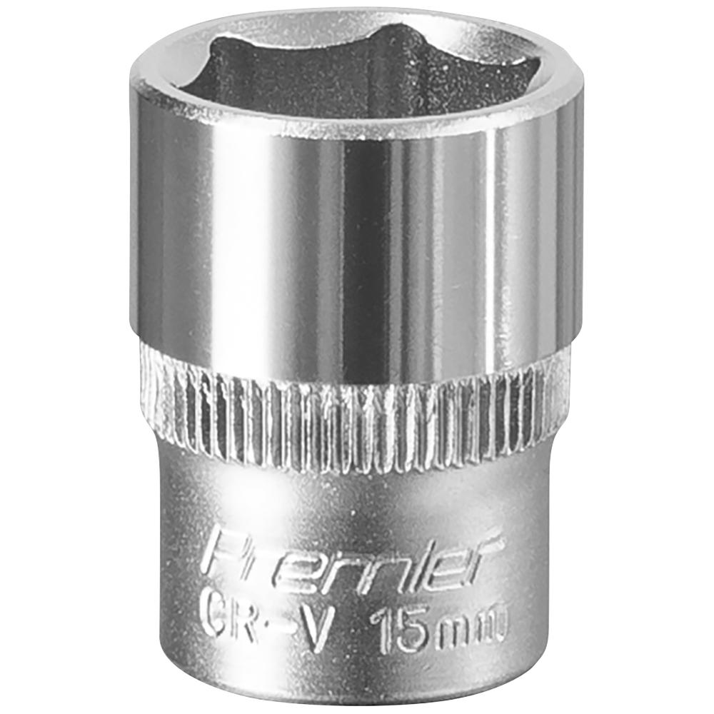 Sealey 3/8" Drive Hexagon WallDrive Socket Metric 3/8" 15mm