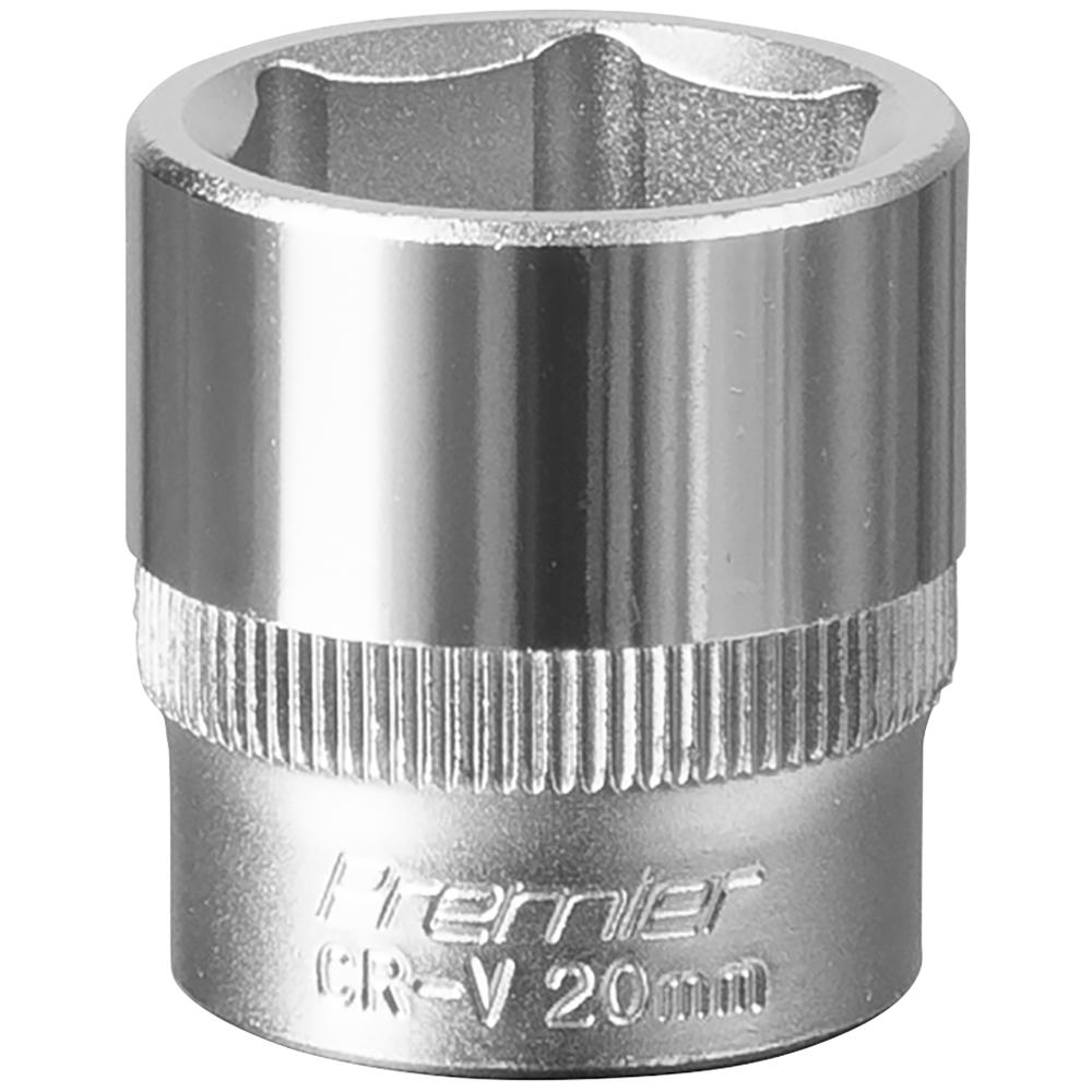 Sealey 3/8" Drive Hexagon WallDrive Socket Metric 3/8" 20mm