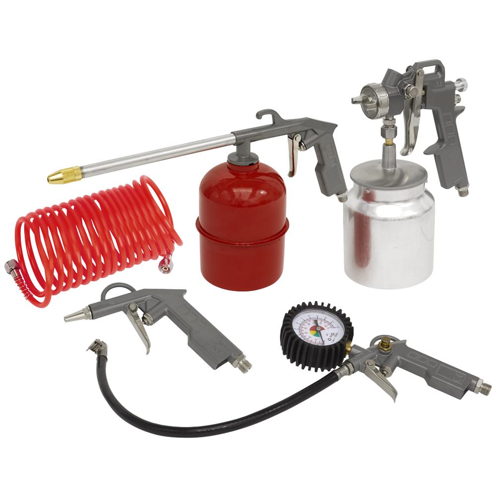 Sealey SA33/S 5 Piece Air Tool and Accessory Kit
