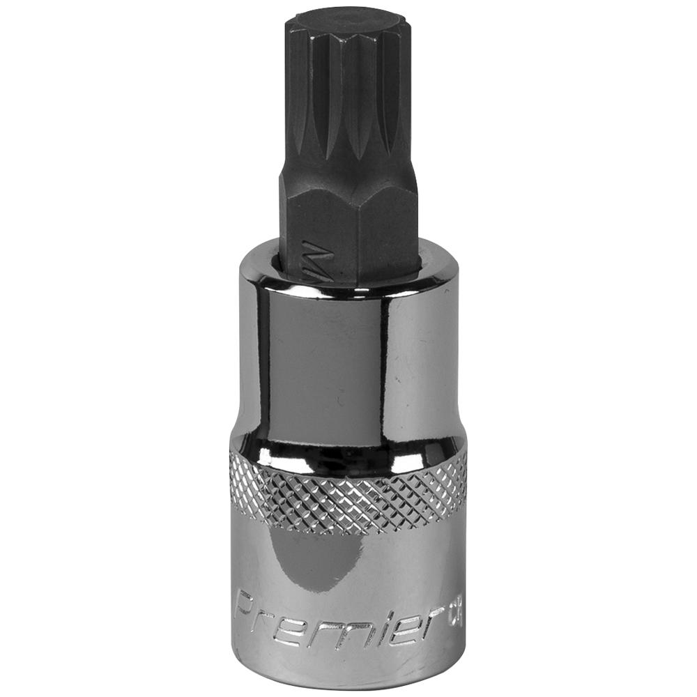 Sealey 1/2" Drive Spline Bit Socket 1/2" M12