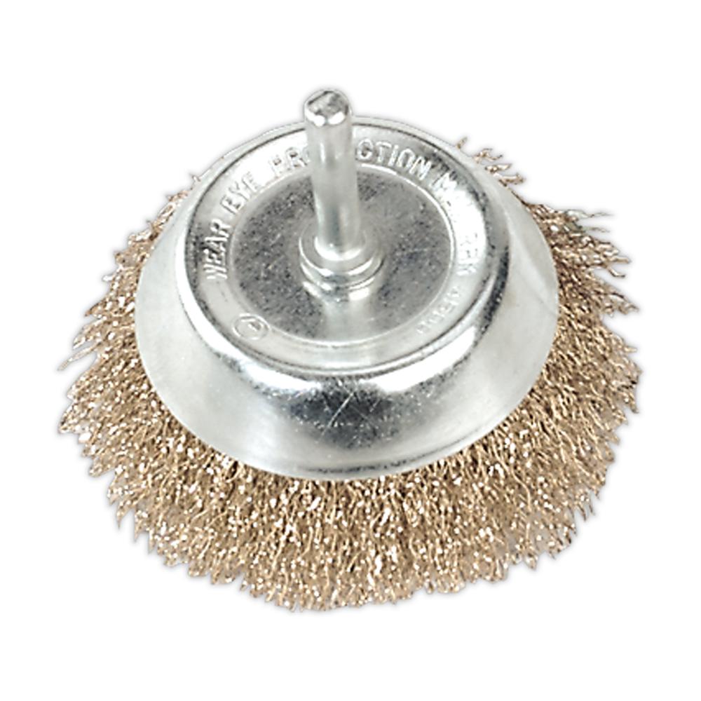 Brassed Steel Wire Cup Brush