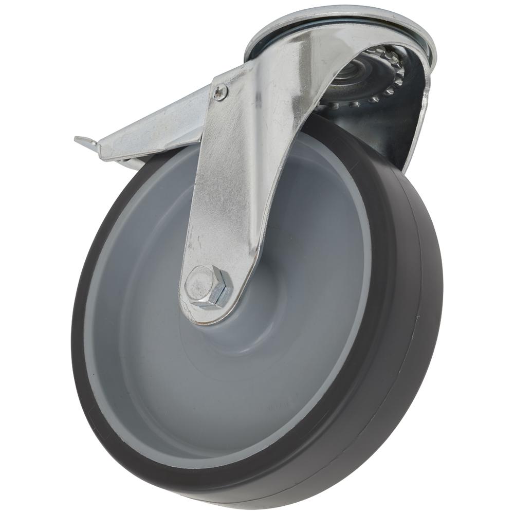 Medium Duty Thermoplastic Swivel Castor Wheel and Total Lock