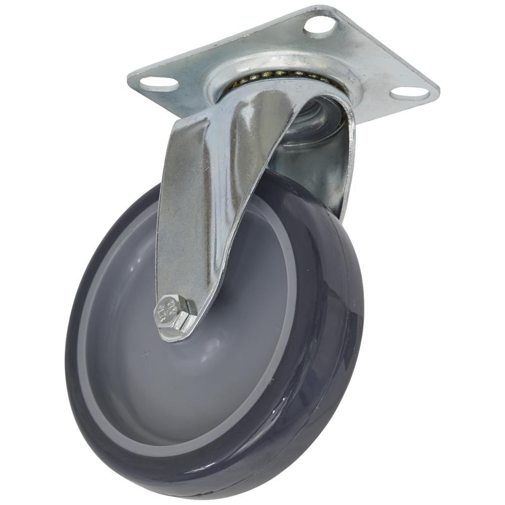 Swivel Plate Castor Grey