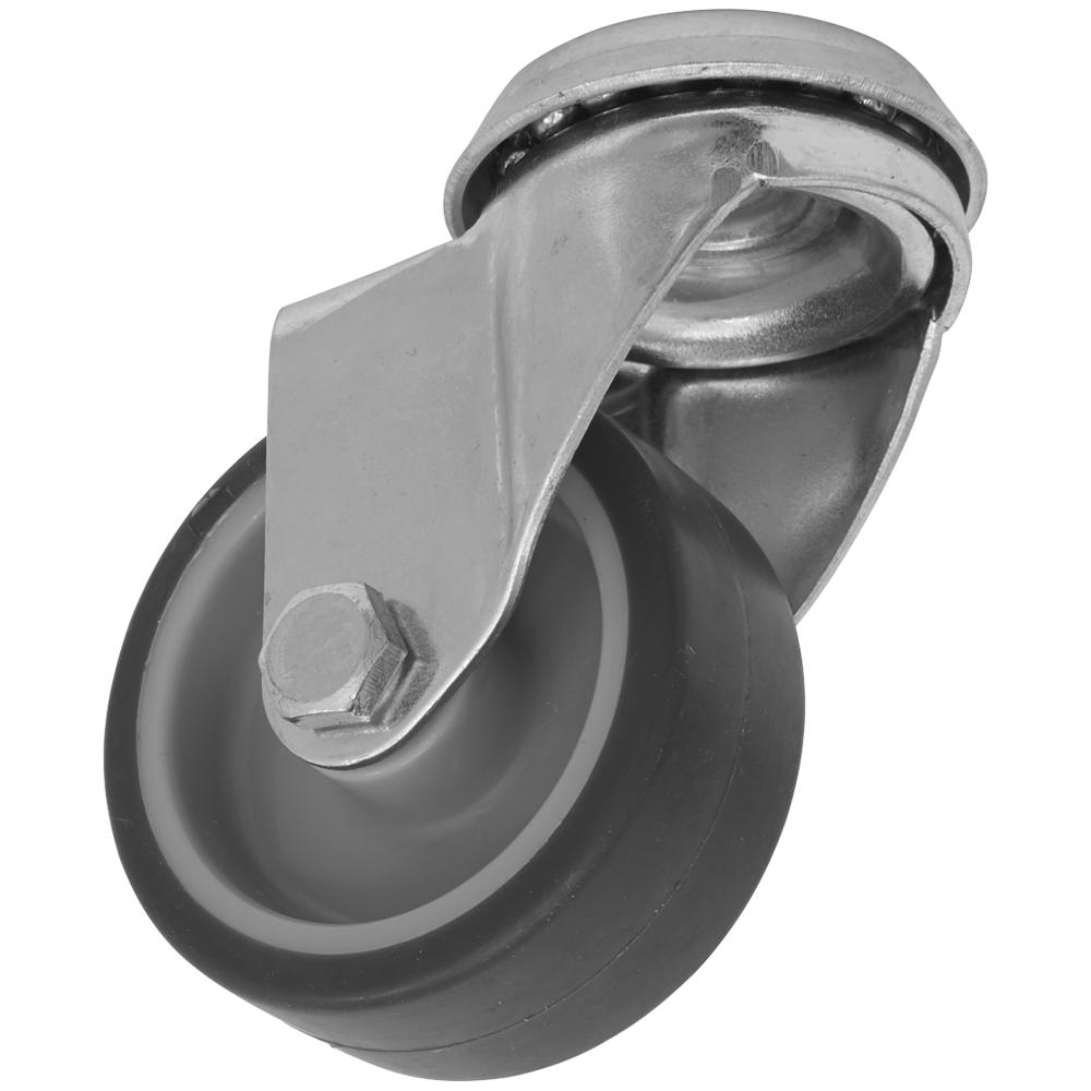 Medium Duty Thermoplastic Bolt Hole Swivel Castor Wheel
