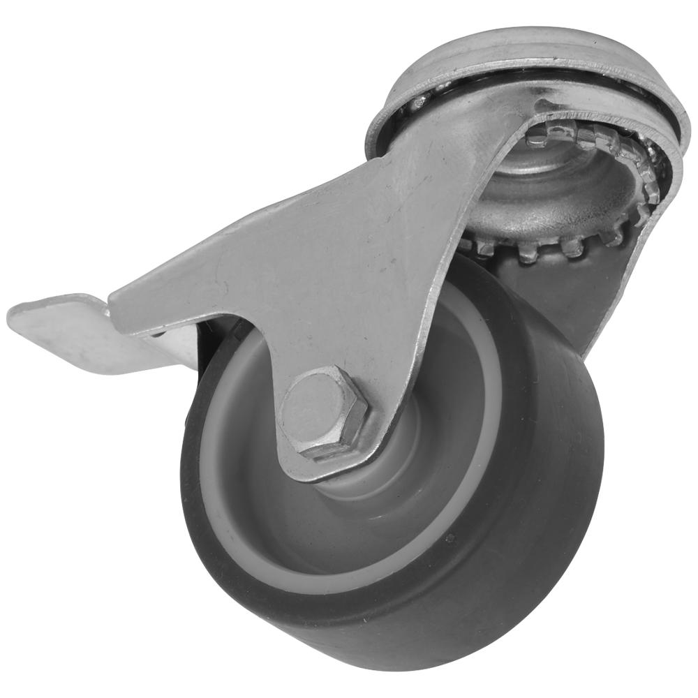 Medium Duty Thermoplastic Swivel Castor Wheel and Total Lock