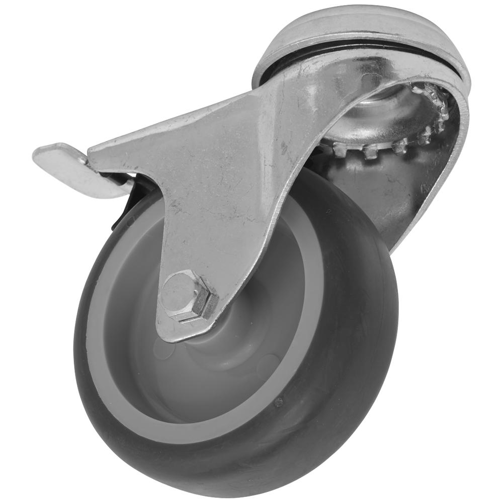 Medium Duty Thermoplastic Swivel Castor Wheel and Total Lock