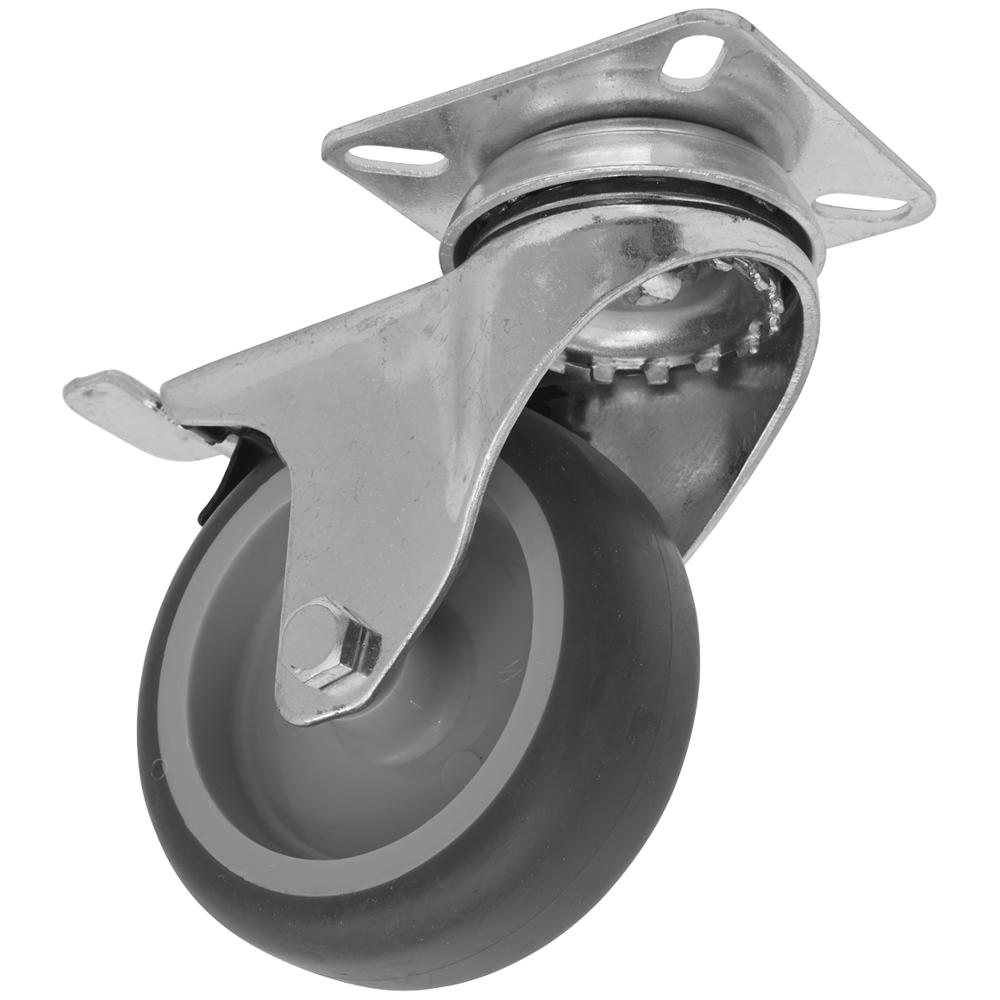 Medium Duty Thermoplastic Swivel Castor Wheel and Total Lock