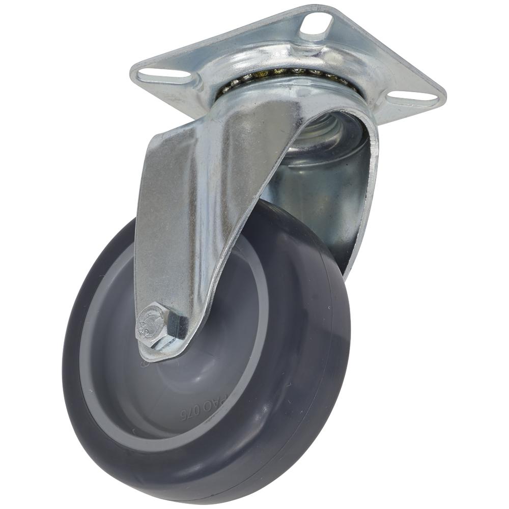 Swivel Plate Castor Grey