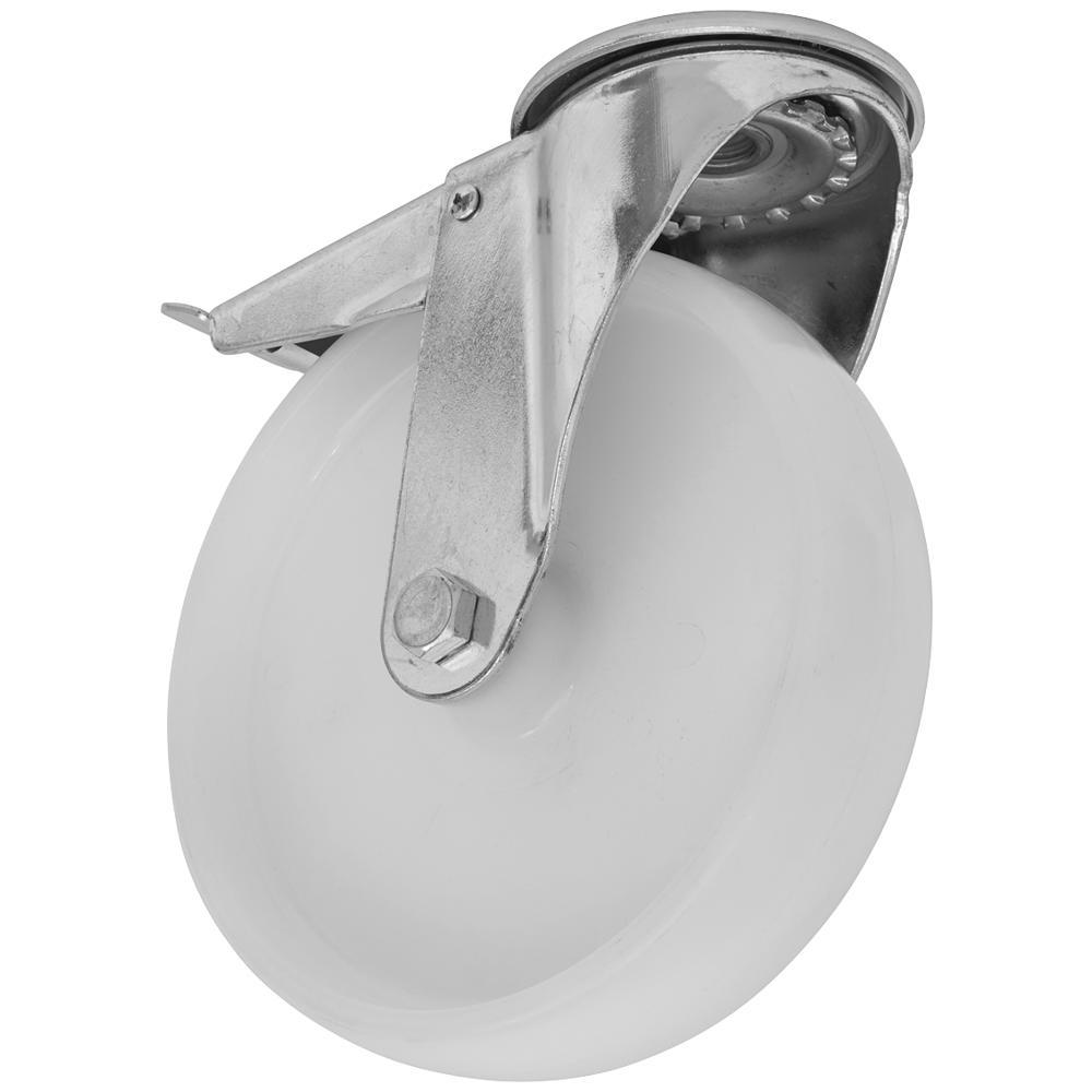 Heavy Duty Nylon Castor Wheel Bolt Hole and Total Lock