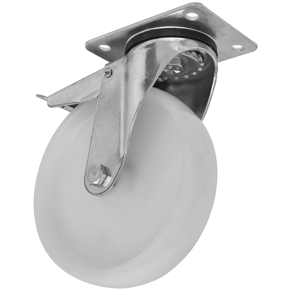 Heavy Duty Nylon Castor Wheel Swivel and Total Lock