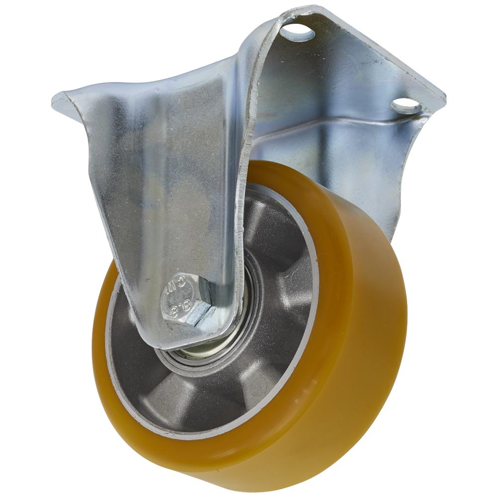 Fixed Plate Castor Polyurethane