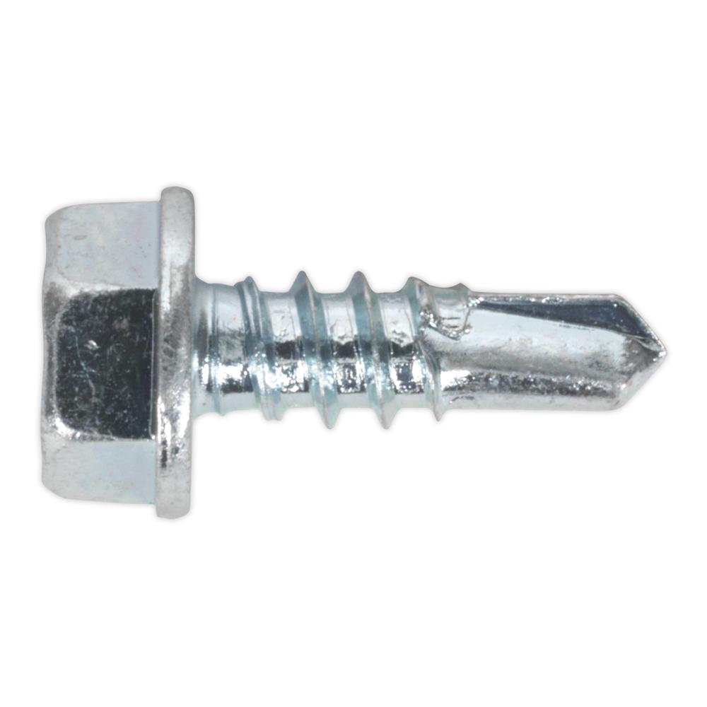 Sealey Hex Head Zinc Plated Din 7504K Self Drilling Screws