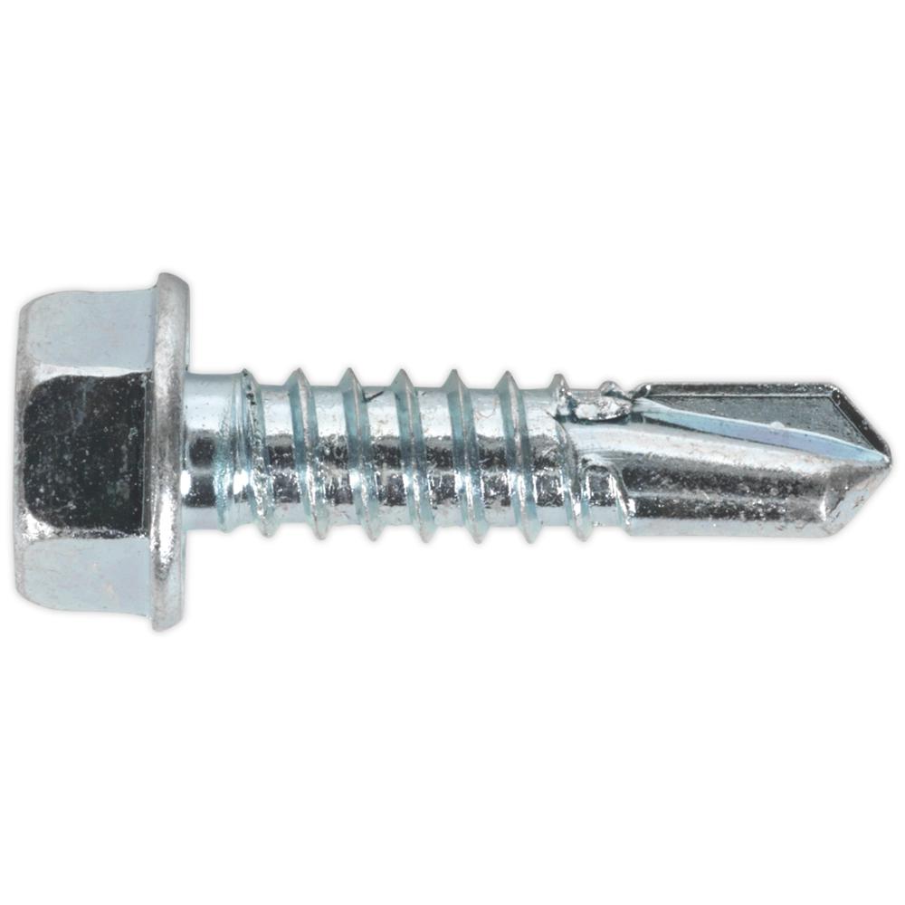 Sealey Hex Head Zinc Plated Din 7504K Self Drilling Screws