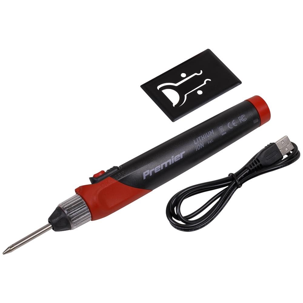 Sealey Premier Sdl10 Cordless Rechargeable Soldering Iron 12 Watts