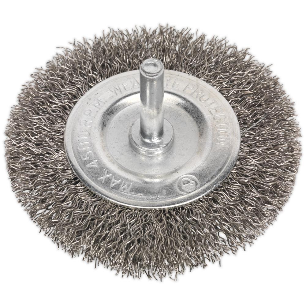 Sealey Flat Stainless Steel Wire Brush