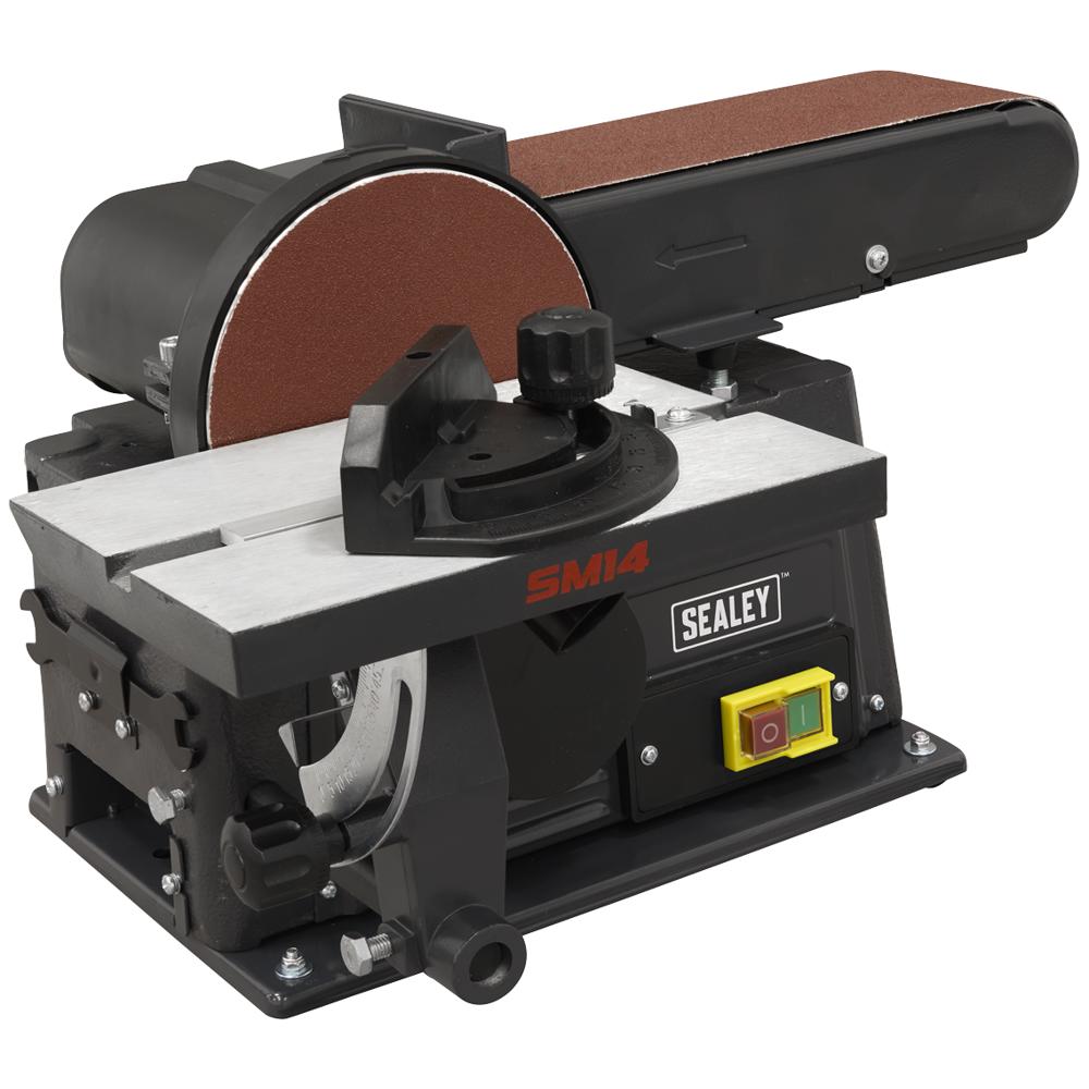 Sealey SM14 Bench Belt and Wheel Sander 240v