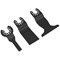 Sealey 3 Piece OIS Oscillating Multi Tool Universal Cutting Blade Set Sealey 3 Piece OIS Oscillating Multi Tool Universal Cutting Blade Set