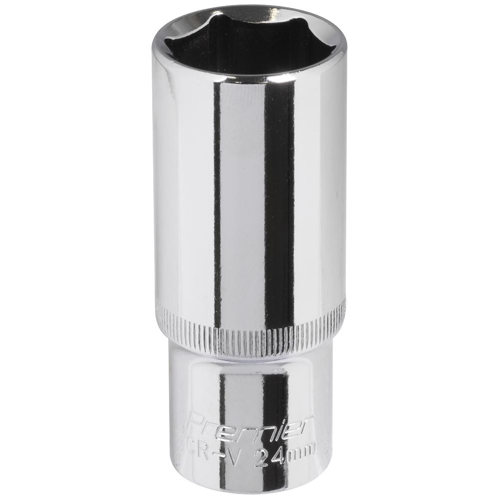 1/2" Drive Deep Hexagon WallDrive Socket Metric