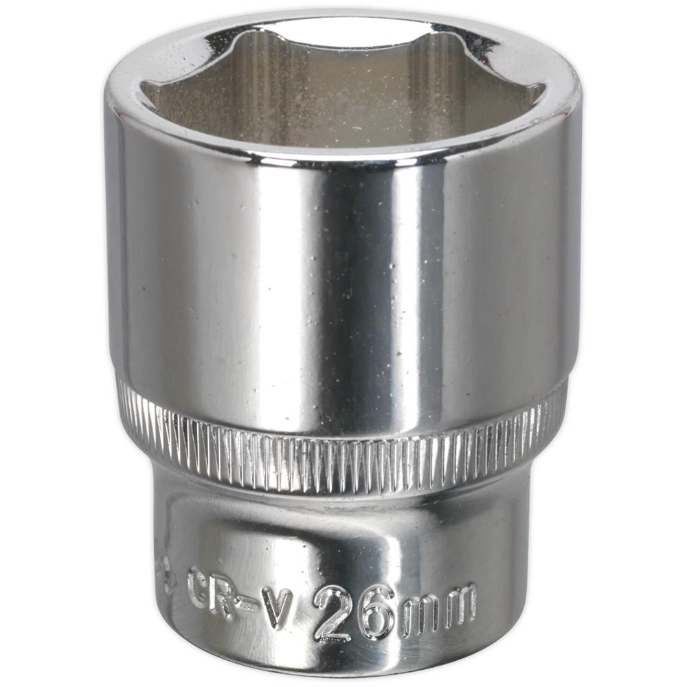 1/2" Drive Hexagon WallDrive Socket Metric